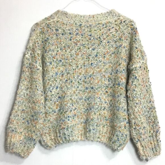 RAGA Sweater Neutral Pullover Knit Confetti New Size Medium - Picture 3 of 7